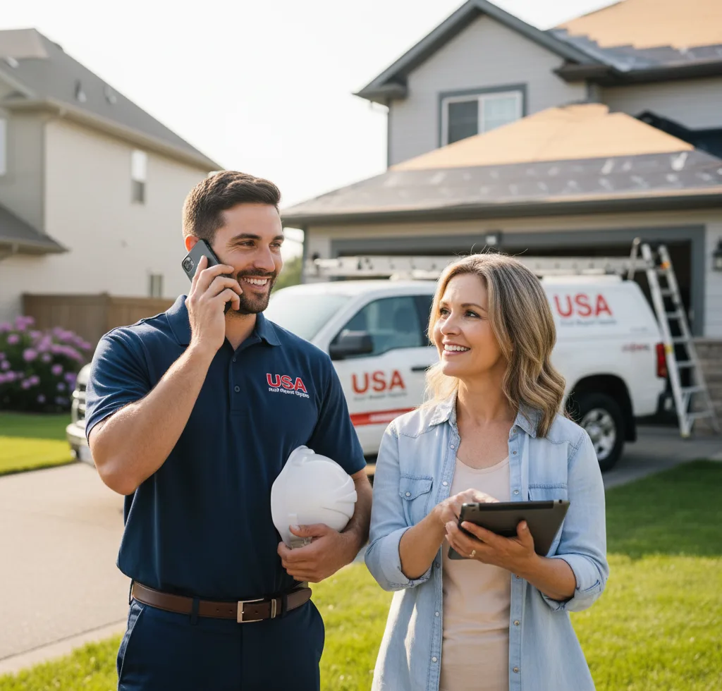 USA Roof Repair Experts customer support in Carbondale